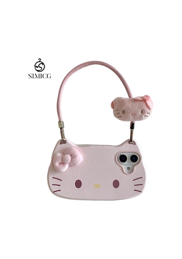 Karikatür Hello Kitty Telefon Kılıfı İp14 Pro Pembe