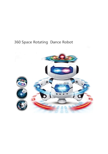 Dans Eden Robot Pervaneli Sesli Işıklı 20 Cm