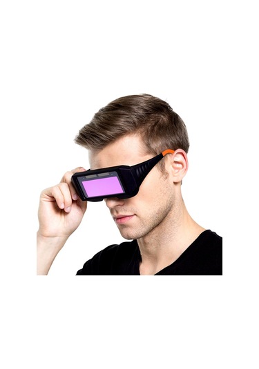 Jokmae Otomatik Kararma Kaynak Lensli Güneş Enerjili Göz Koruma Gözlükleri - Kaynakçı Tipi