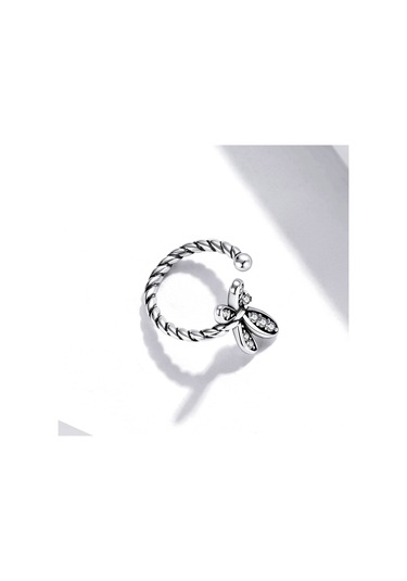 S925 Ayar Gümüş Zarif Yusufçuk Kadın Küpe