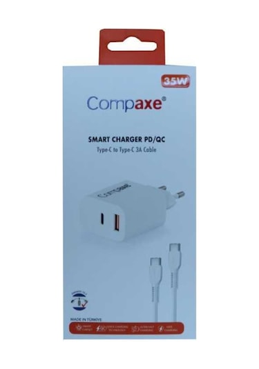 Compaxe Usb Ve Type-c Adaptör - Type-c Şarj Kablolu Set Cta-350tt