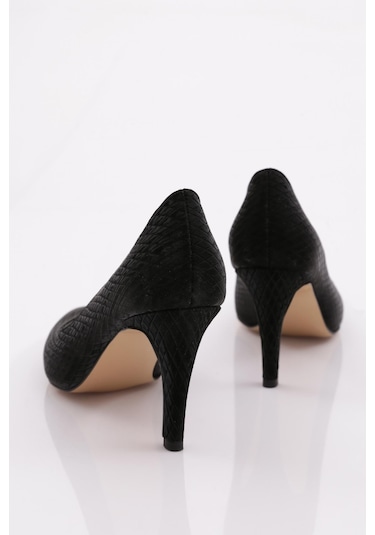 Dgn 1002 Kadin Topuklu Stiletto Ayakkabi 1002-2453-R11294 Siyah Baskılı Dgn 1002 Kadin Topuklu Stiletto Ayakkabi 1002-2453-R11294 Siyah Baskılı