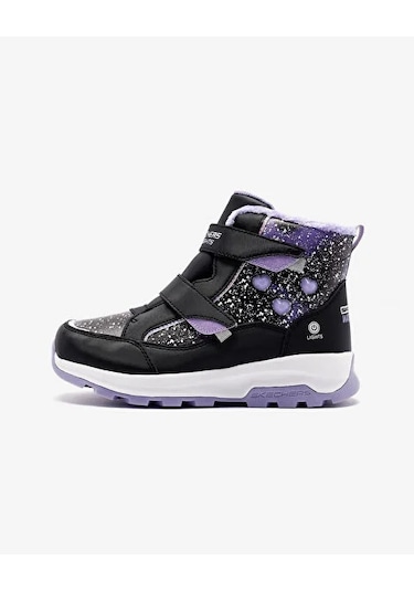 Skechers Storm Blazer 303439l Bklv Kız Çocuk Siyah Işıklı Bot Karışık