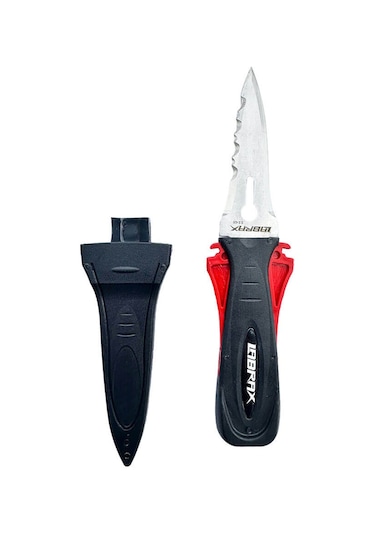 Labrax Falcon Kakıçlı Dalış Bıçağı Siyah