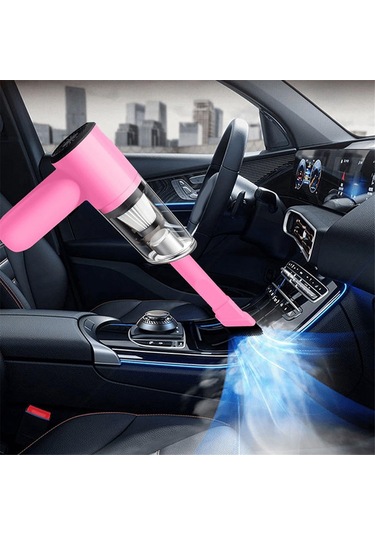 Crackedice Elektrikli Süpürge Taşınabilir Araba Süpürgesi El Süpürgesi Kablosuz