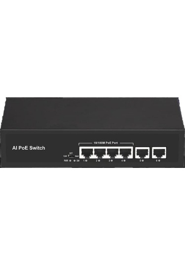 Ods 08ODS-4P1U1S 4 Port 60 W Full Poe Gigabit 1x Sfp Yönetilemez Switch