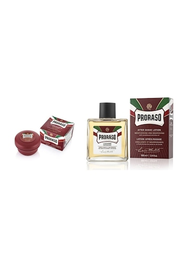 Proraso Sandal Ağacı Özlü Tıraş Sabunu 150 ML + Proraso Tıraş Sonrası Losyon 100 ML