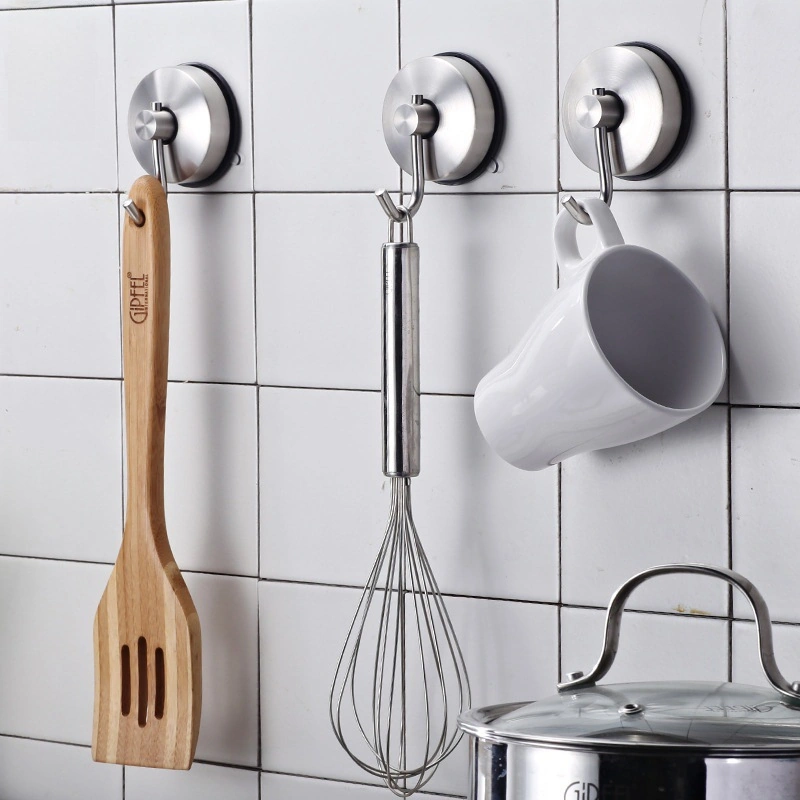 Monyee 304 Paslanmaz Çelik Vakumlu Süspansiyon Hook - Mutlifonksiyonel Mutfak/banyo Duvar Asıcı - Delme Yok, İz Kalmaz 27mm Açık Diğer