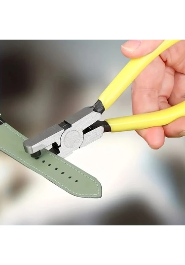 Willowhaven 1 Adet Çok Fonksiyonlu Delgeç Pensi 2mm Deri Kemer Ayakkabı Bağı Delme Aleti