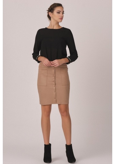 Shahiqa Kadın Suni Süet Etek