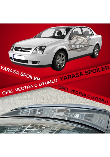 Opel Vectra C Bagaj Üstü Slim Yarasa Spoiler Piano Black Parlak Siyah