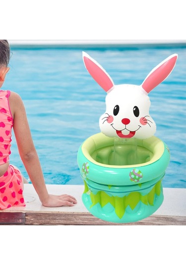 Suntek Şişme Havuz Parti Soğutucu Paskalya Tavşanı Çok Renkli