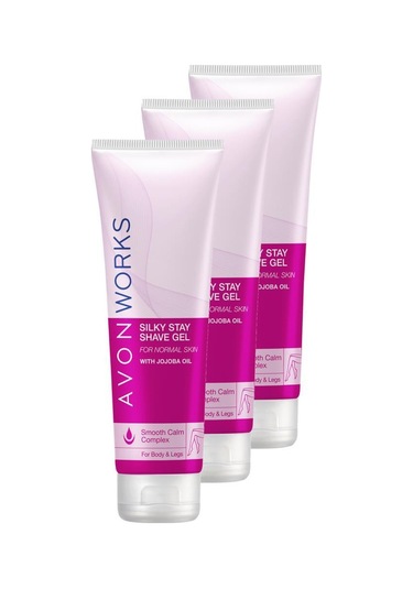 Avon Works Vücut ve Bacaklar için Tıraş Jeli 3 x 150 ML