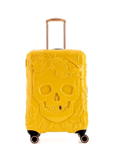 Ççs 5217 Kuru Kafa Polikarbon 3 Lü Valiz Seti-sarı Sarı