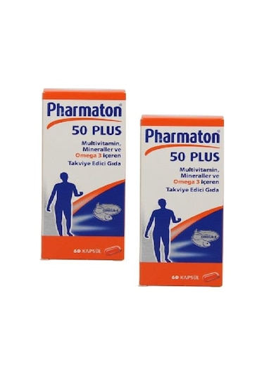 Pharmaton 50 Plus Kapsül 2 x 60 Kapsül