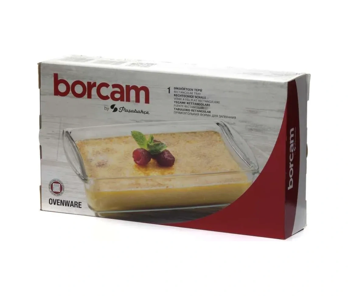 Borcam Dikdörtgen Pişirme Kabı 1320 Ml 259073461 Beyaz