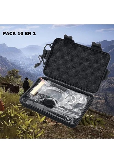 Dofolink 10 Par&ccedil A Taktiksel Hayat Kurtarma Seti - Dışarda Ve Araçta Acil Durumlar İ&ccedil İn Kompakt S&uuml R&uuml C&uuml Kutusu Çok Renkli