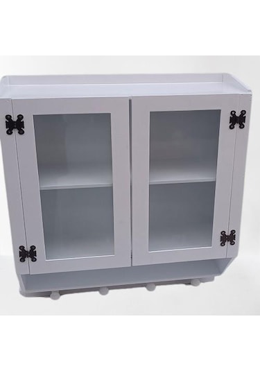 Hobi Adn 90351 Model Dekoratif Terek Ecza Dolap Mdf Parlak Beyaz Lake El Yapım Hobi Adn 90351 Model Dekoratif Terek Ecza Dolap Mdf Parlak Beyaz Lake El Yapım