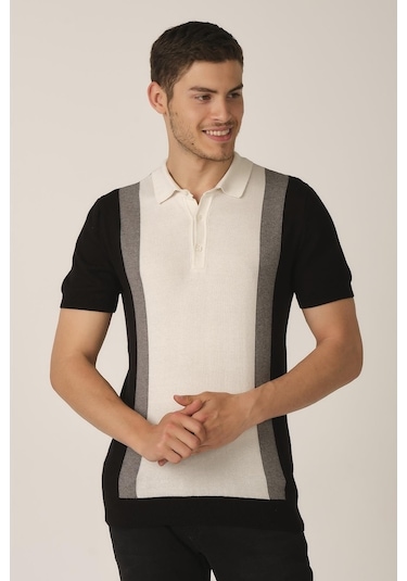 Alexander Gardi Alexandergardı Polo Yaka Erkek T-shirt E21-Eze Ts 35 Renk Bloklu