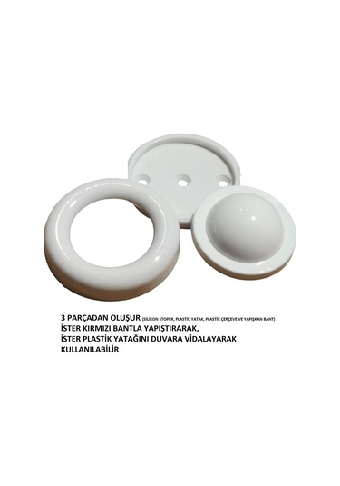 Duvar Kapı Stoperi, Tamponu, Beyaz