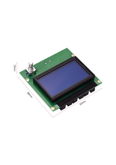 Yaozixa Ender 3/ender 3 Pro 3d Yazıcı İçin Lcd Ekran, Buton Ve Kablolu Tam Set