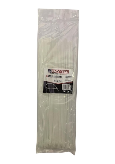 Baytec Cırt Kelepçe Beyaz 2,5 150 Mk1783