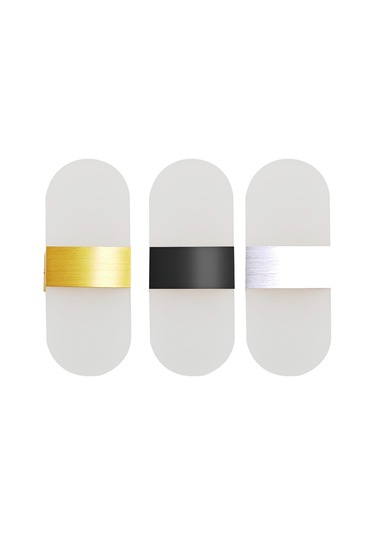 Neevoyu Siyah Akrilik Klavyeli Led Duvar Lambası - 6w 5000-6500k Beyaz Işık - Yatak Odası, Otel, Koridor Dekoratif Aydınlatma Dik Açı Diğer