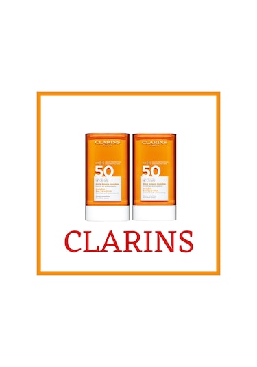 Clarins Invisible Sun Care Stick SPF50+ 2 x 17 G
