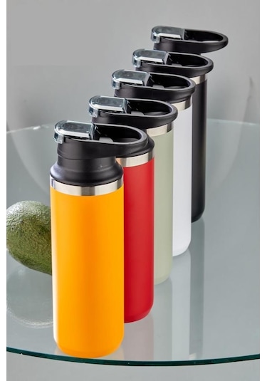 Cooker Yk1036 Paslanmaz Çelik 500 Ml Bardak Termos Kırmızı Kırmızı