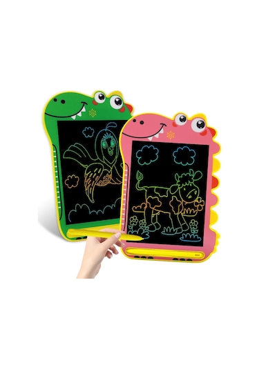 Dinozor Lcd Yazma Tableti 8.5 İnç Sıcak Satış Dijital Yazma Tablet Fabrika Fiyat Elektronik Çizim Ku Yeşil