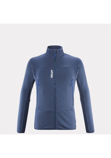 Millet Fusıon Grıd H Erkek Polar Ceket Tam Fermuarlı Mıv9465 Mıv.n0395 Mavi