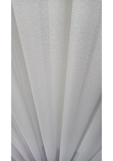K.d.k Zemin 1x3 Sık Boru Pile Döner Tül Perde BEYAZ