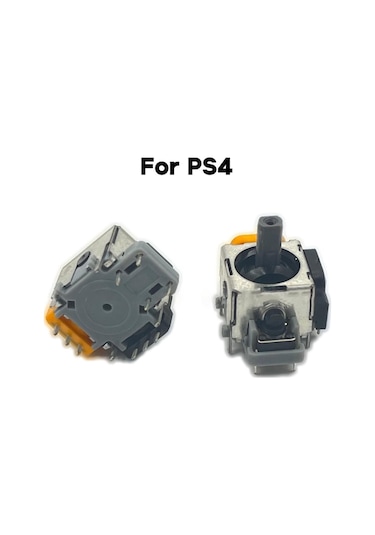Playstation 4 V2 Uyumlu Manyetik Turuncu Analog Motor - Mıknatıslı Analog Motor Hall Sensör
