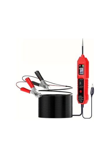 Willowhaven Yeşil 6-24v Araç Elektrik Test Cihazı Led Ekranlı Buzzerlı Oto Motor Tamir