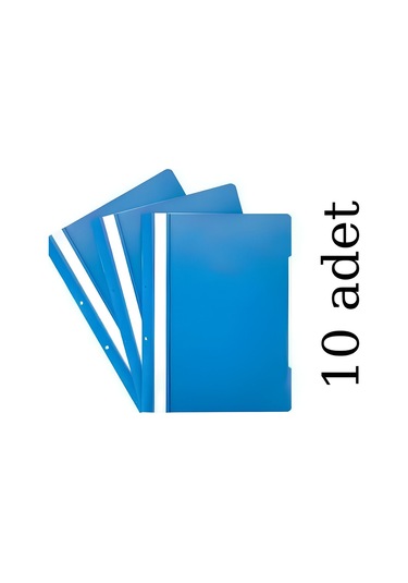 N'pratik 10 Adet Extra Mavi Telli Dosya Seti - Pratik Ve Dayanıklı Belge Düzenleyici
