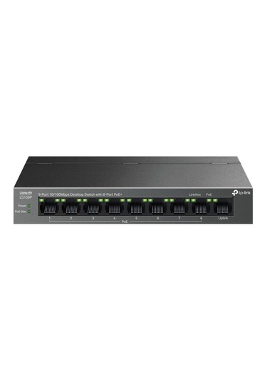 Tp-Link LS109P 9 Port 10/100 8 Port Poe 63 W Yönetilemez Switch