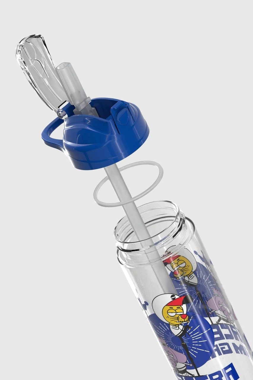 Renga Falcon Kral Şakir Desenli 630 Ml Pipetli Tritan Çocuk Matara 222031 Mavi MAvi