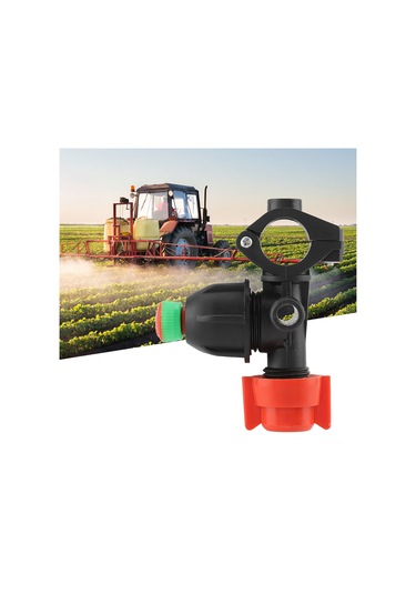 Shineyee Tarım Araçları İçin Fan Şeklinde Sprey Başlığı - İnce Atomizasyonlu Pestisit Spreycisi 6 Parça Boru Klemensi
