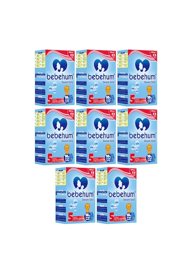 Bebehum 5 Devam Sütü 800 Gr 2 Yaş+ 8 Adet