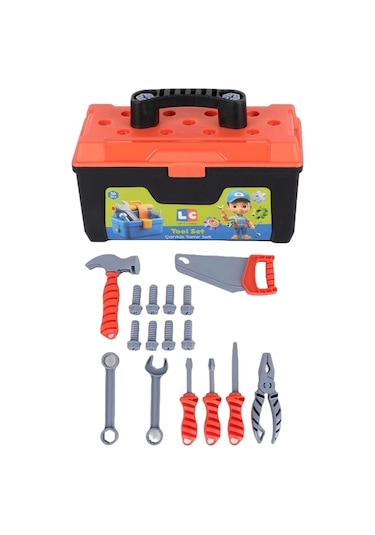 Let's Be Child Çantalı Tamir Seti Turuncu