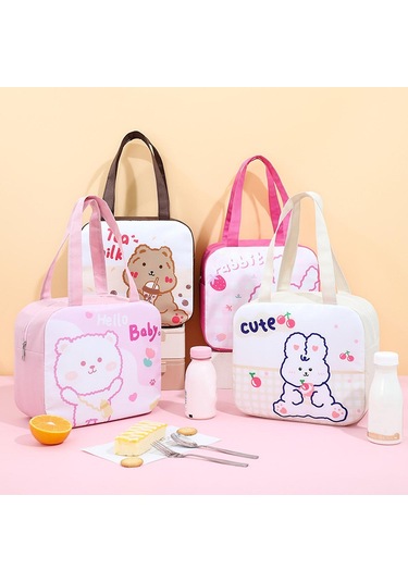 Öğle Yemeği Çantası Deforme Olmayan Su Geçirmez Taşıması Kolay Plaj Pikniği Yalıtımlı Çanta İş İçin Çok Renkli