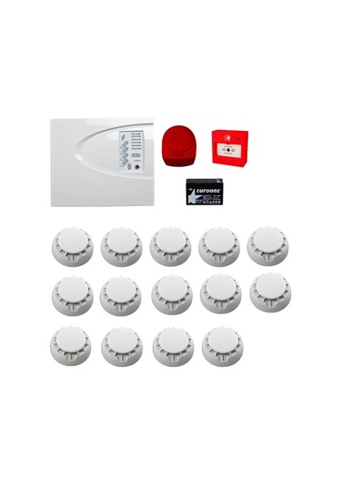 Teletek Yangın Alarm Sistemi Seti 14 Lü