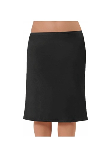 Kadın Siyah Uzun Jüpon 2901 Siyah