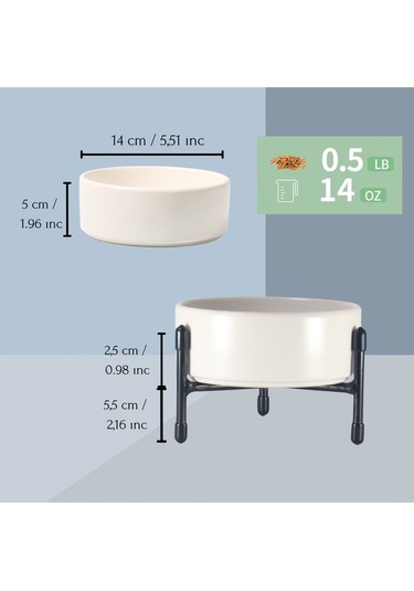 Yılmazel Mama Su Kabı Metal Standı Yüksekliği Ayarlanabilir