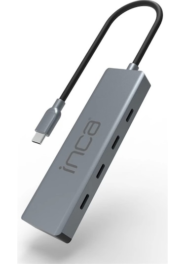 Inca Itpt-4t Type-c Hub X4 Type-c Port 3.1 10gbps Alumınyum Kasa Çoklayıcı