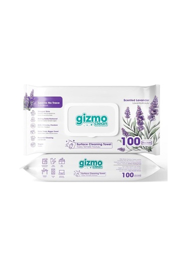 Gizmo Clean Yüzey Temizlik Havlusu Lavanta Kokulu 24 Paket 2400 Yaprak Beyaz