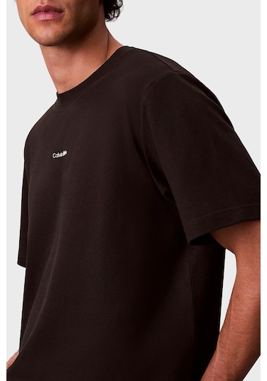 Calvin Klein Erkek T Shirt Lv04lc241g Ub1 Siyah Siyah