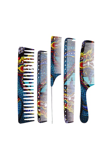 Qingmipy Erkek Ve Kadınlar İçin Profesyonel Saç Kesim Tarağı - Ll04 Çift Yüzeyli Kısa Saç Şekillendirme Aracı