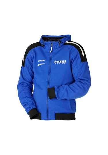Yamaha Paddock Blue Erkek Kapüşonlu Motosiklet Montu