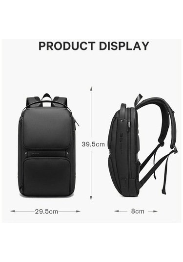 Bange BG7261 USB Şarj Portlu Laptop Notebook Sırt Çantası Siyah